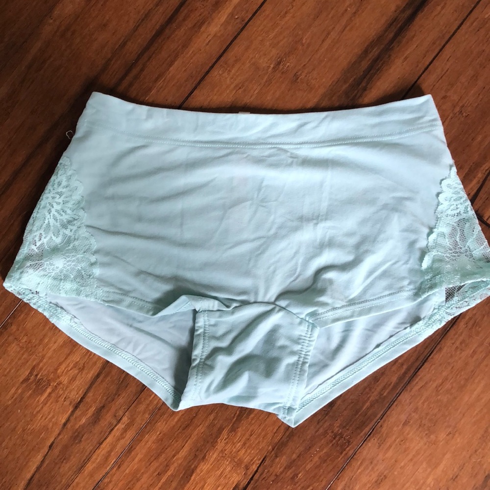 Pink Victoria’s Secret light green(mint) underwear